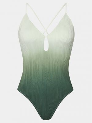 Vientisas maudymosi kostiumėlis Chantelle žalia