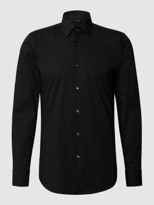 Koszula slim fit Hugo Boss czarna