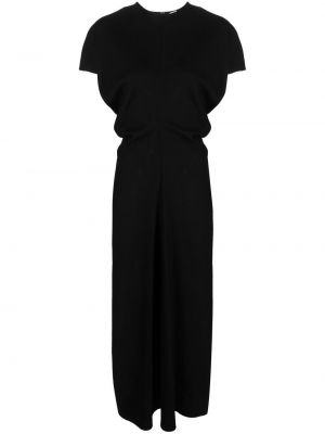 Mini robe avec manches courtes Toteme noir