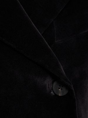Cappotto in velluto Ferragamo nero