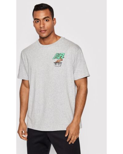 T-shirt New Balance grigio