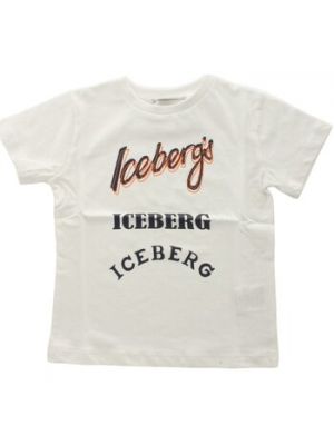Koszulka z krótkim rękawem Iceberg biała