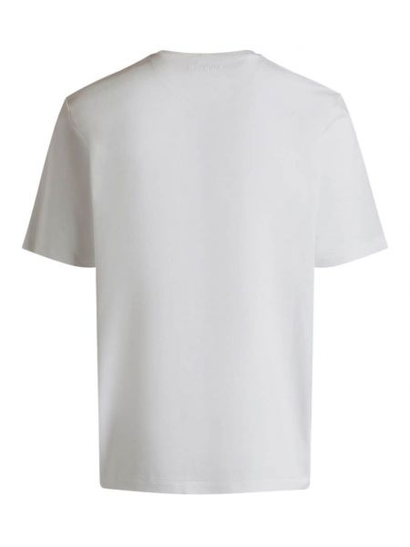 Kokvilnas t-krekls Bally balts