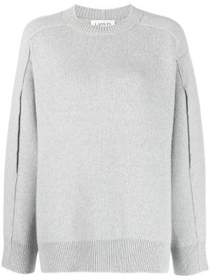 Pull col rond Lanvin gris