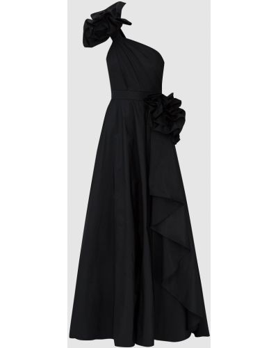 Вечернее платье с бантом Elie Saab черное