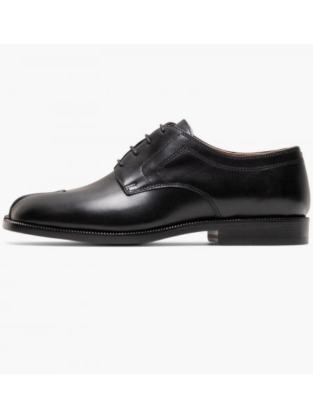Черные кружевные туфли на шнуровке Maison Margiela