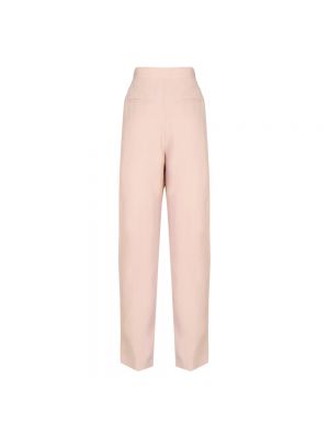 Pantalones chinos de cintura alta Stella Mccartney rosa