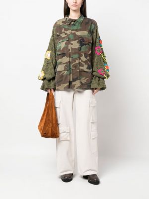Jacke mit print mit camouflage-print Tu Lize' grün
