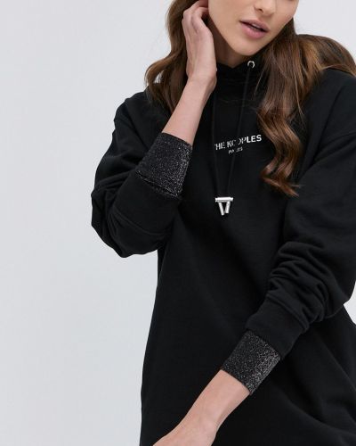 The Kooples ruha fekete, mini, egyenes