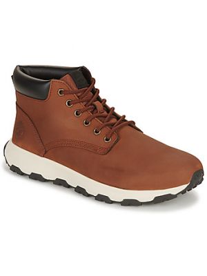 Sneakers di pelle Timberland marrone