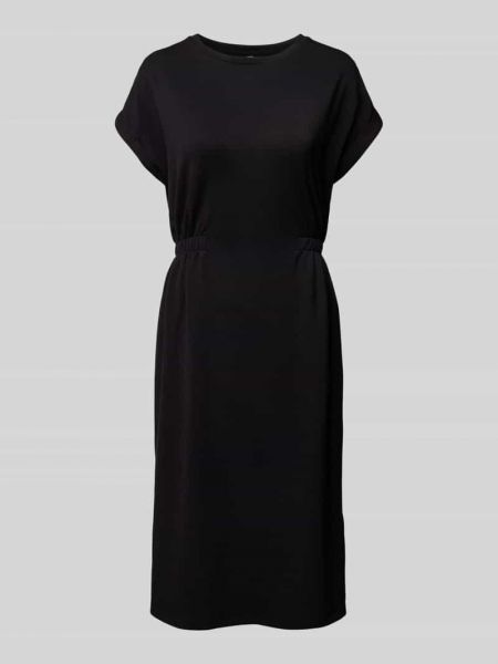 Sukienka midi z krótkim rękawem Soyaconcept czarna