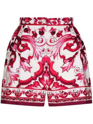 Shorts aus baumwoll mit print Dolce & Gabbana