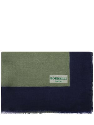 Кашемировый шарф Luigi Borrelli зеленый