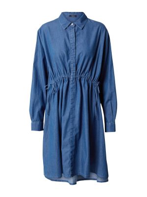 Košeľové šaty Denham modrá