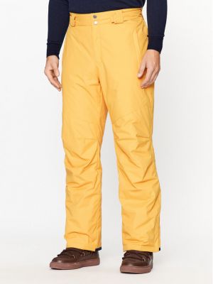 Spodnie Columbia żółte