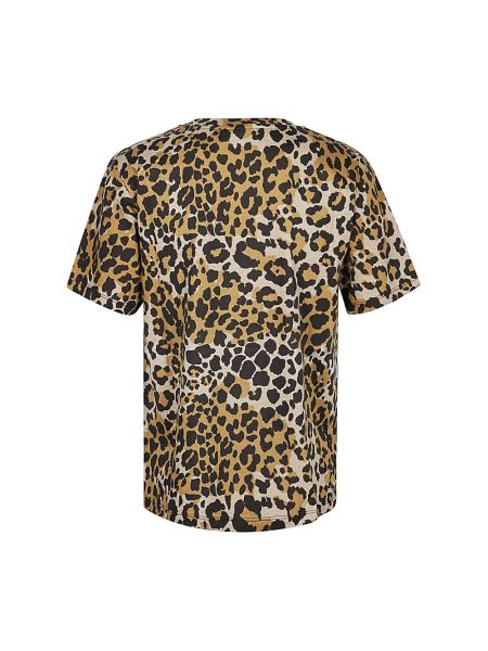 Camiseta de algodón leopardo Max Mara Weekend