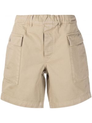 Shorts cargo en coton avec poches Sunflower beige