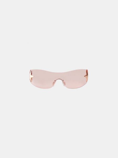 Okulary przeciwsłoneczne Bershka różowe