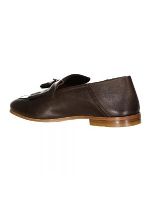 Loafers con flecos de cuero Salvatore Ferragamo marrón