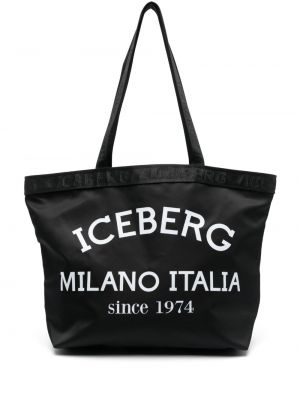 Shopper handtasche mit print Iceberg