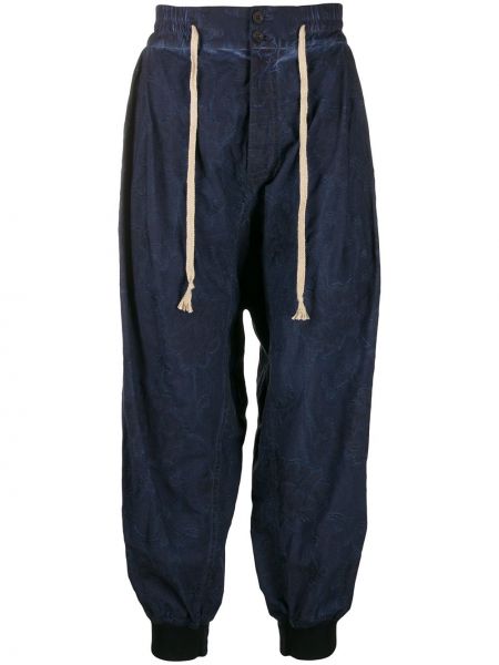 Pantalones con bordado Vivienne Westwood azul