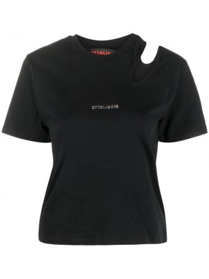T-shirt en coton Ottolinger noir