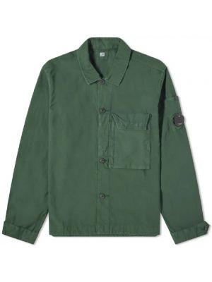 Рубашка C.p. Company зеленая