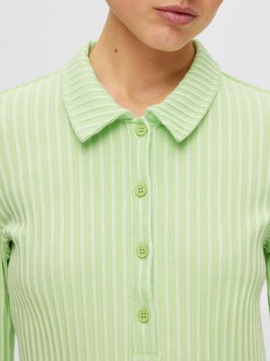 Abito a camicia Selected Femme verde