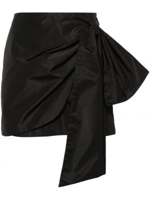 Czarna mini spódniczka z kokardką Msgm