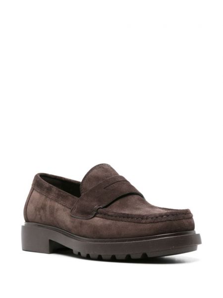 Seemisnahksed loafer-kingad Ferragamo pruun