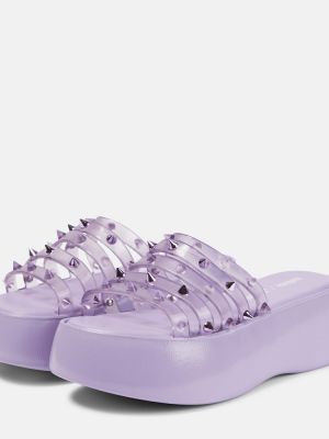 Sandalias con plataforma Jean Paul Gaultier violeta