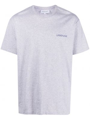 Bavlnené tričko Maison Labiche sivá