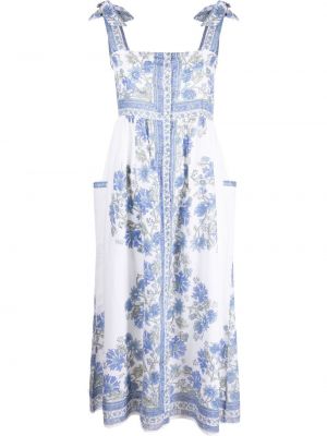 Trykt floral dress Juliet Dunn hvit