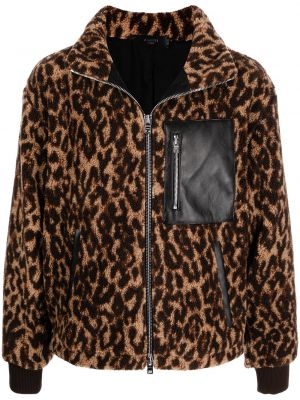 Bomber jakna s printom s leopard uzorkom Amiri