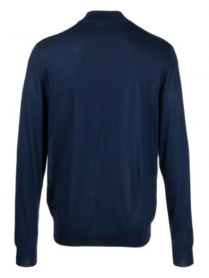 Kašmyro šilkinis džemperis Fedeli mėlyna
