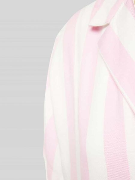 Piżama w paski Hugo różowa