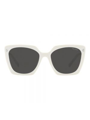 Eleganter retro sonnenbrille Prada weiß