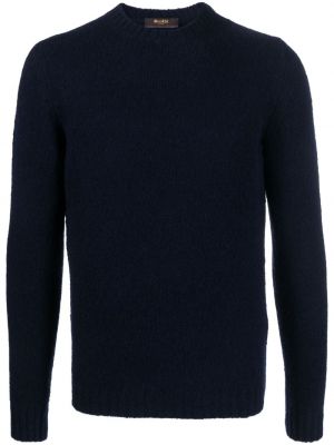 Sweatshirt mit rundem ausschnitt Moorer blau