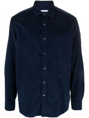 Βαμβακερό πουκάμισο Jacob Cohën μπλε