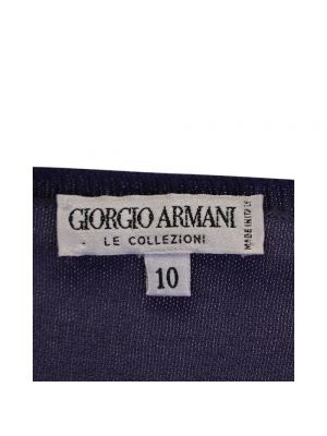 Top de seda Armani Pre-owned violeta