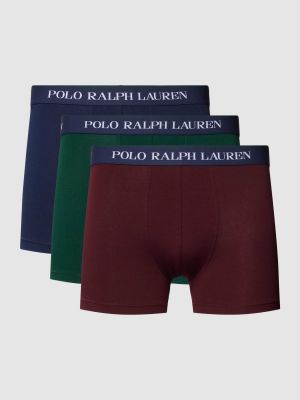 Bokserki slim fit Polo Ralph Lauren bordowe