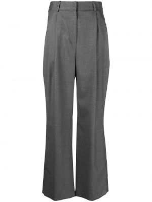 Pantalon large plissé Loulou Studio gris