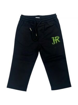 Czarne spodnie z kieszeniami John Richmond