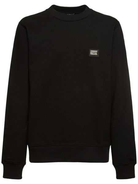 Sudadera de tela jersey Dolce & Gabbana negro