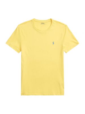 Koszulka bawełniana Ralph Lauren żółta
