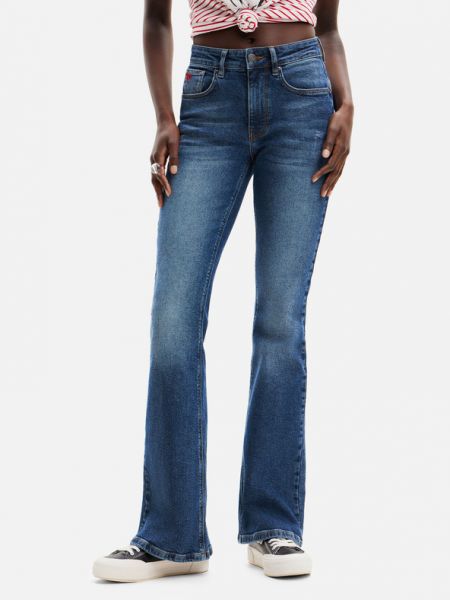 Bootcut jeans Desigual blau