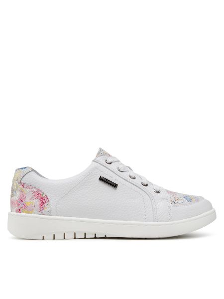 Sneakersy w kwiatki Pollonus białe