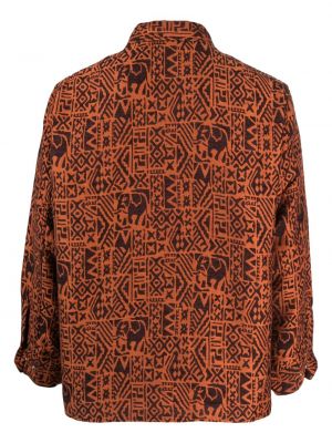 Batik jacquard hemd Beams Plus