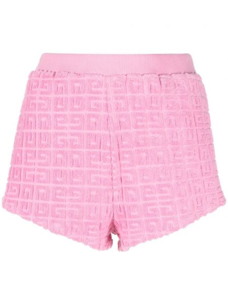 Pantaloni scurți din bumbac Givenchy roz
