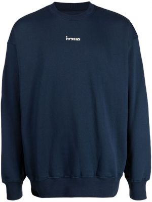 Broderet sweatshirt Izzue blå